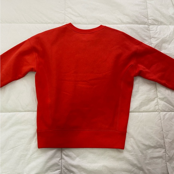 Champion Reverse Weave Red/Orange Sweatshirt - Picture 5 of 5